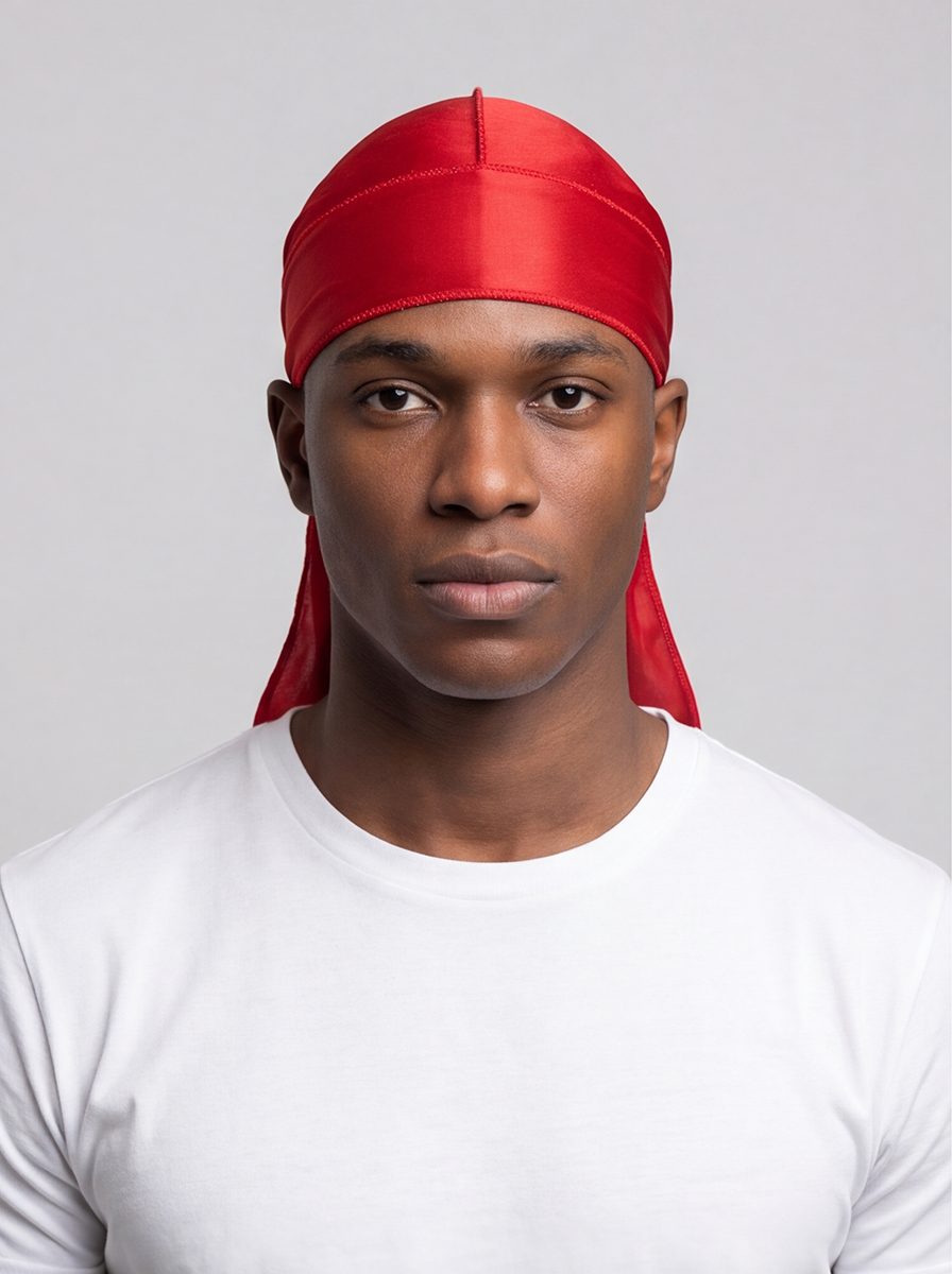 Red Satin Durag