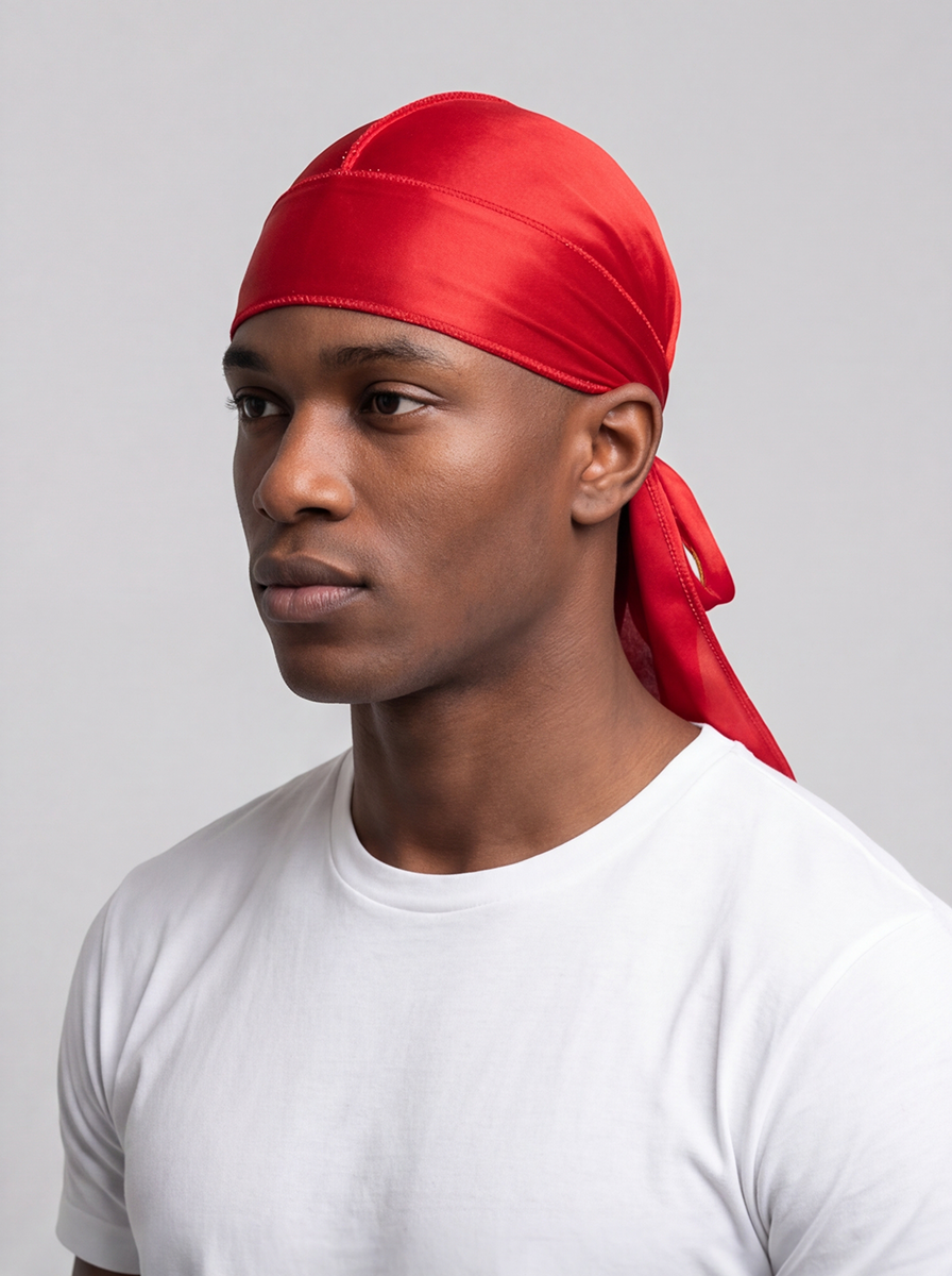 Red Satin Durag