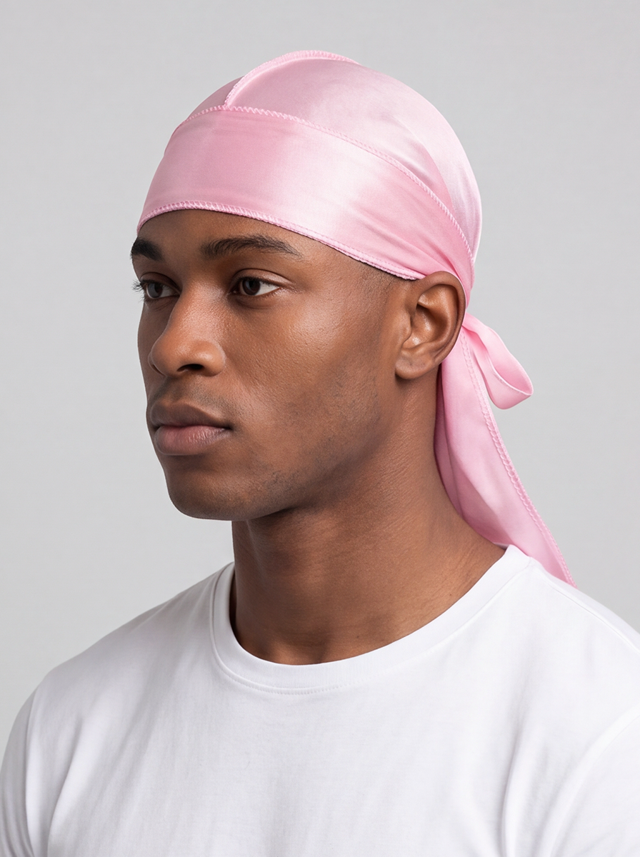 Pink Satin Durag