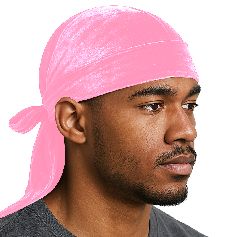 Pink Velvet Durag