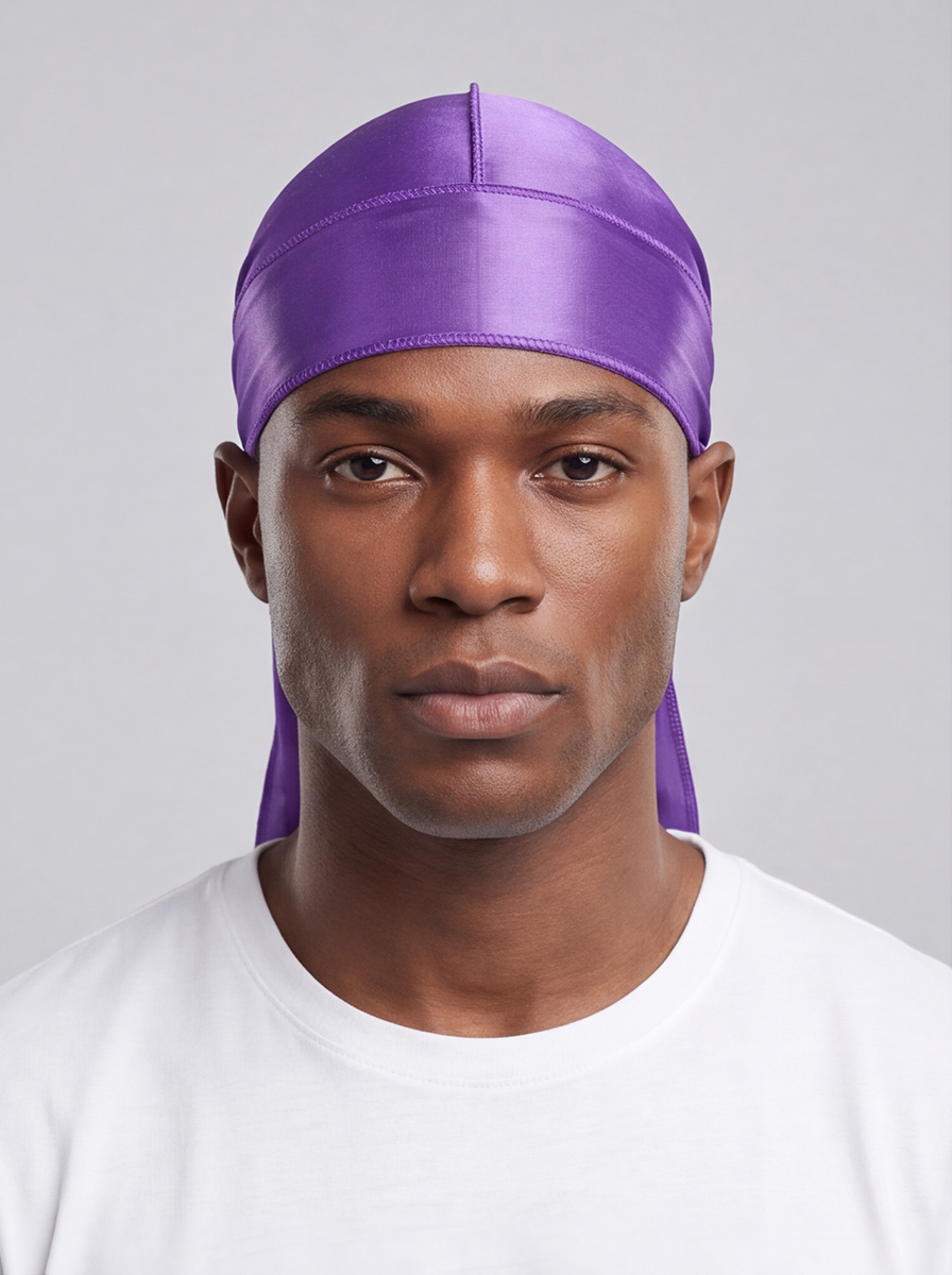 Purple Silky Durag