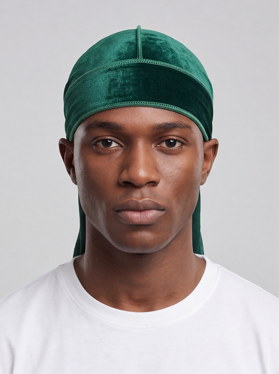 Green Velvet Durag