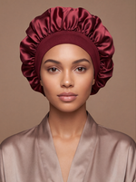 Red Silky Bonnet