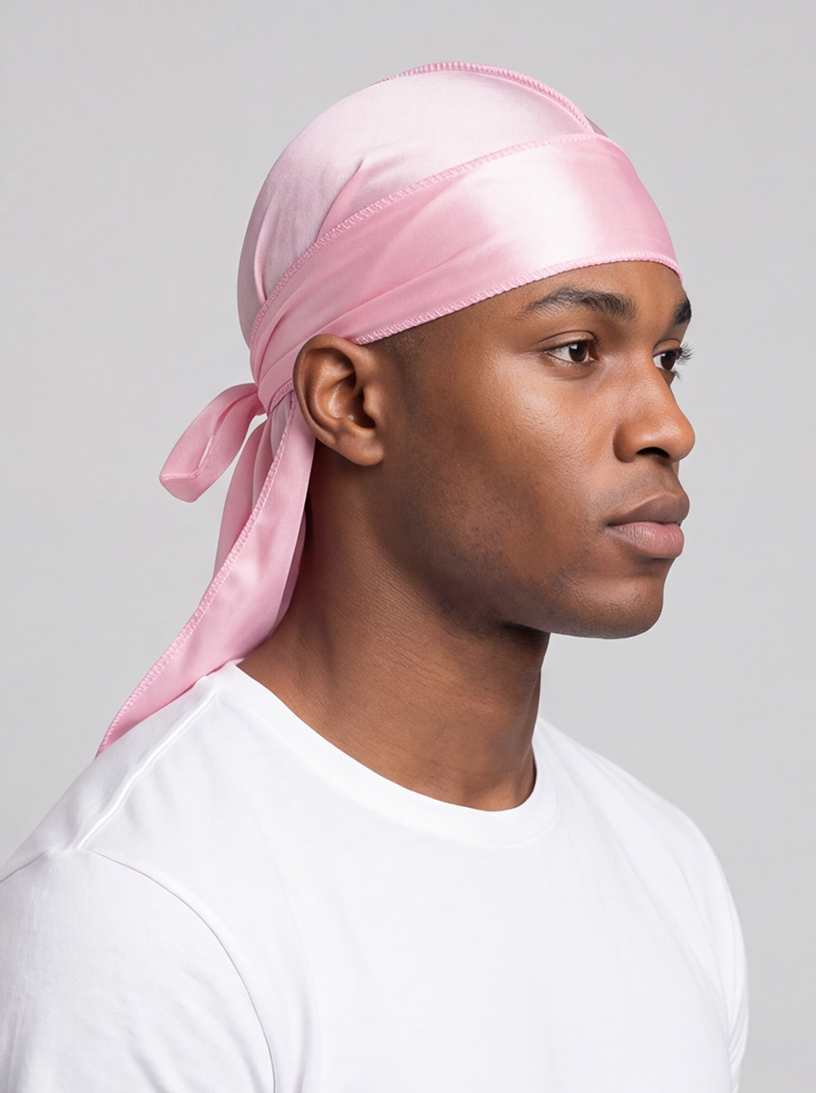 Pink Satin Durag