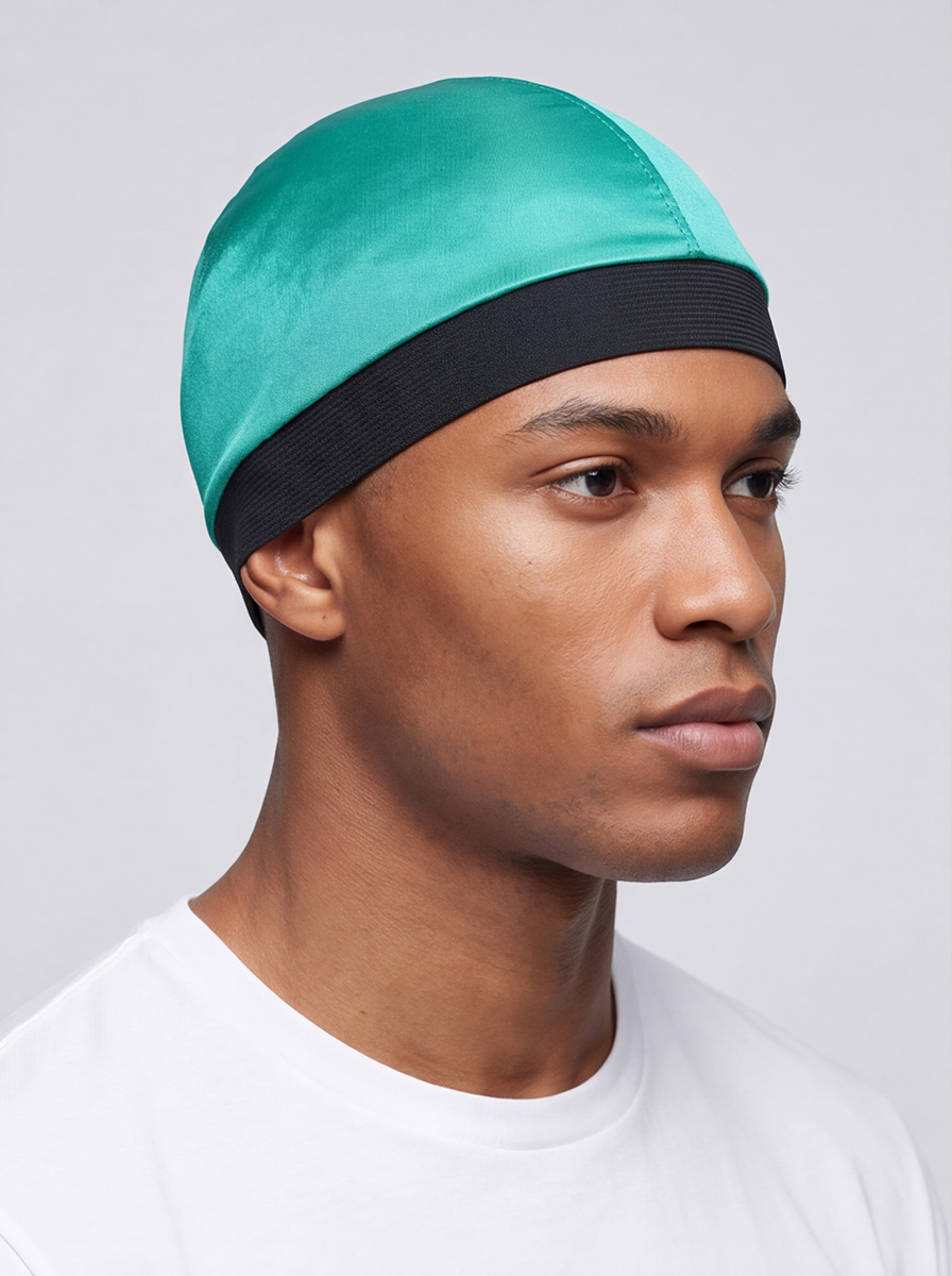 Turquoise Skull Cap