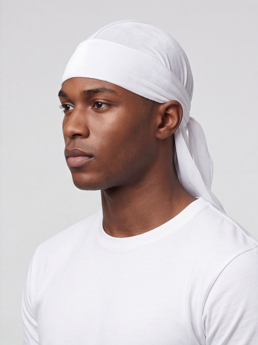 White Velvet Durag