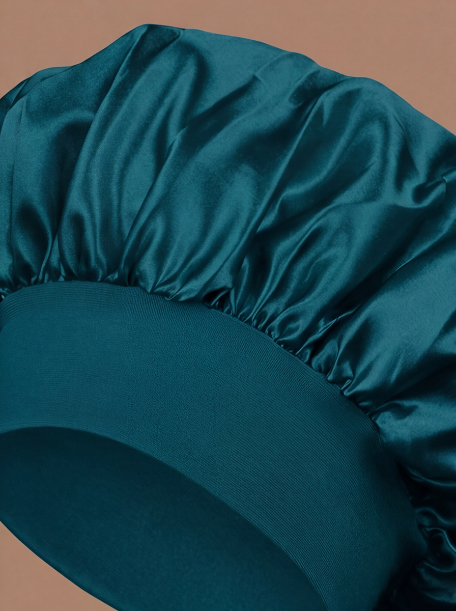 Teal Silky Bonnet