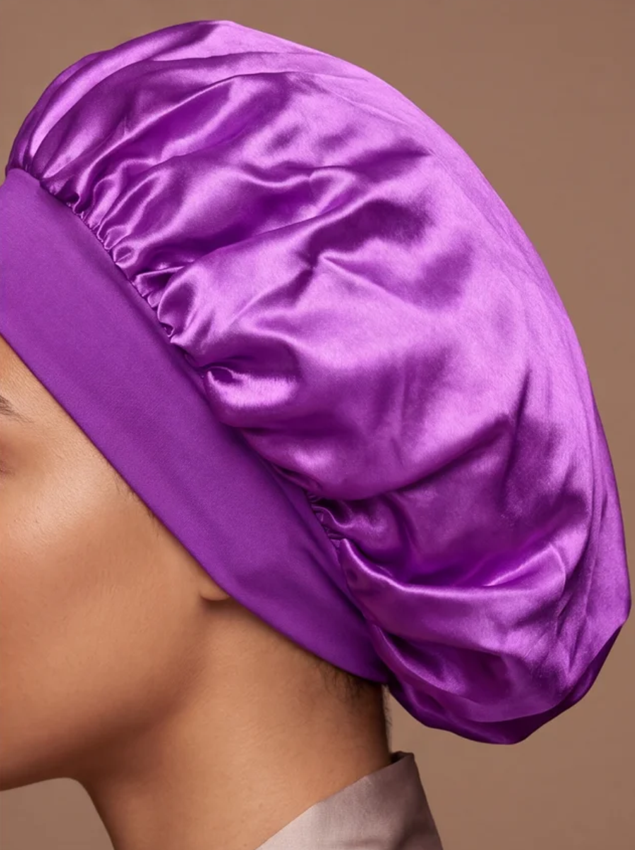 Purple Silky Bonnet