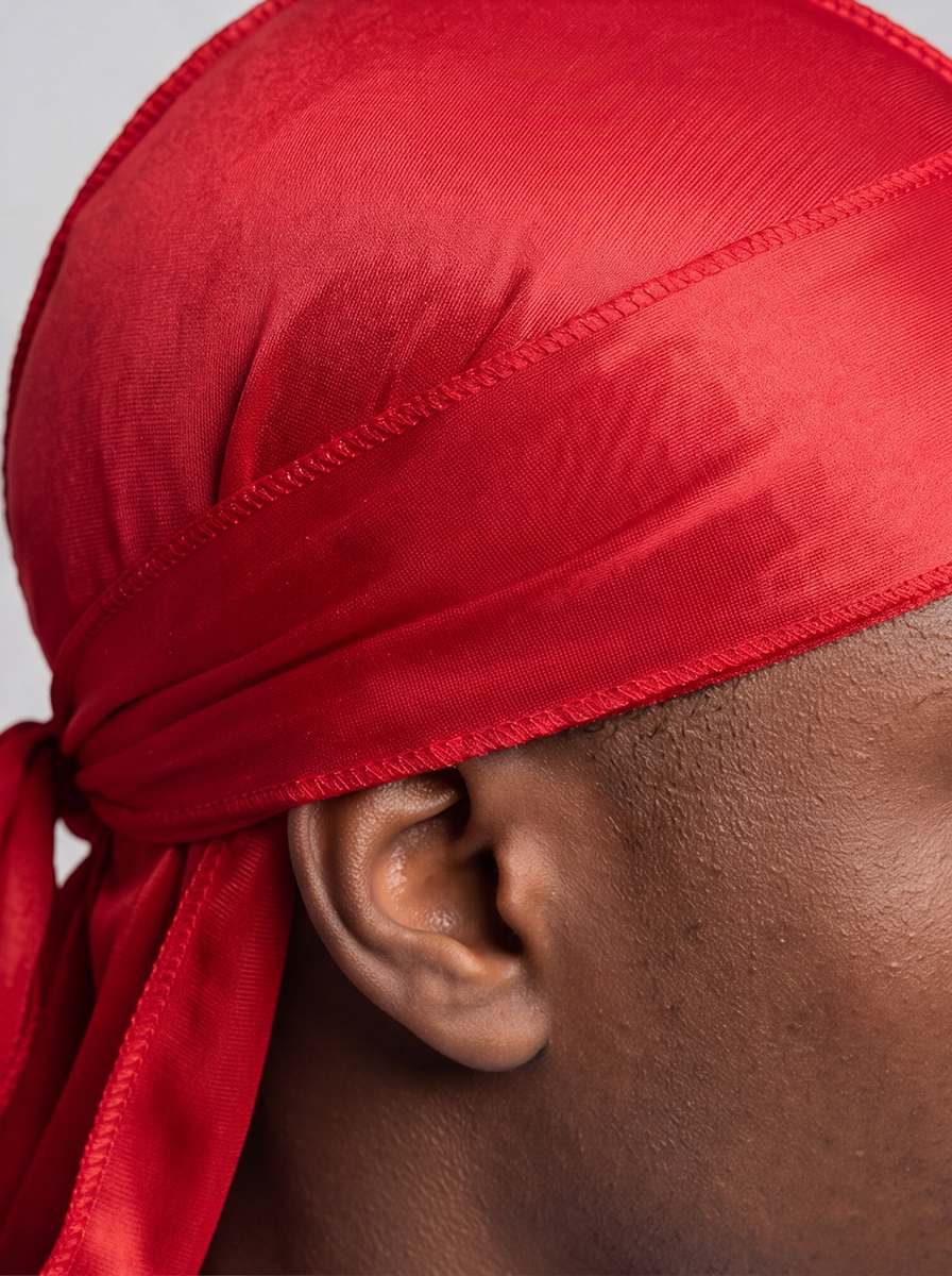 Red Satin Durag