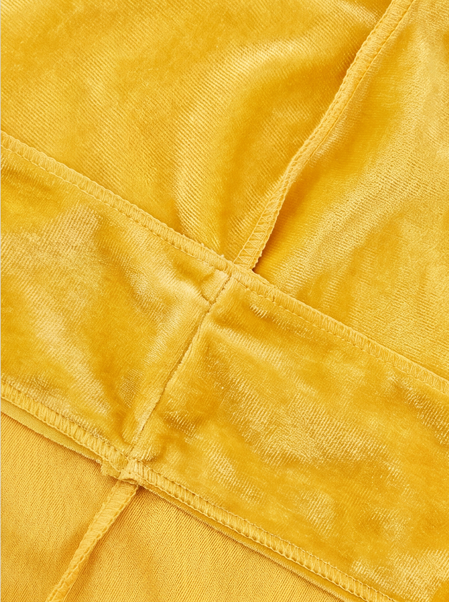 Yellow Velvet Durag