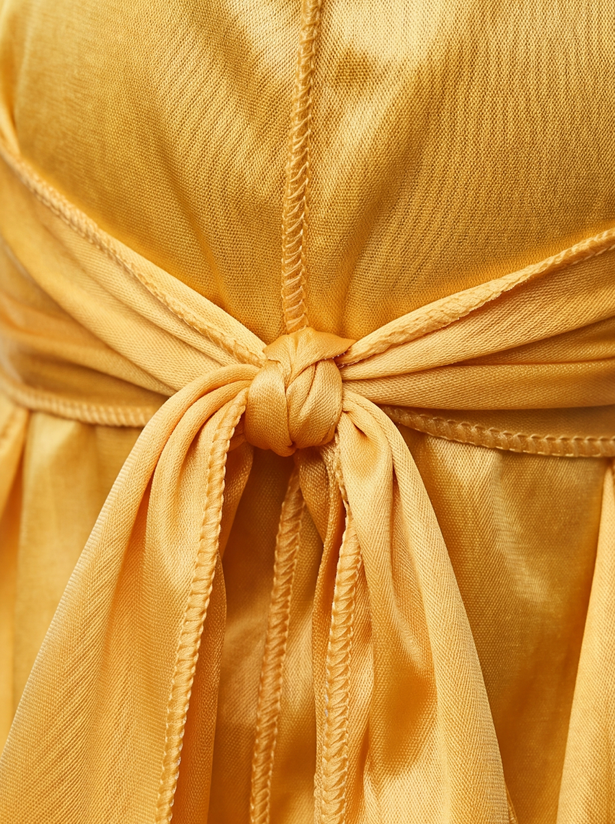 Yellow Satin Durag