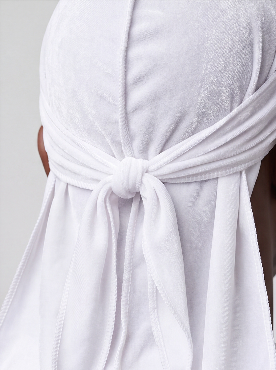 White Velvet Durag