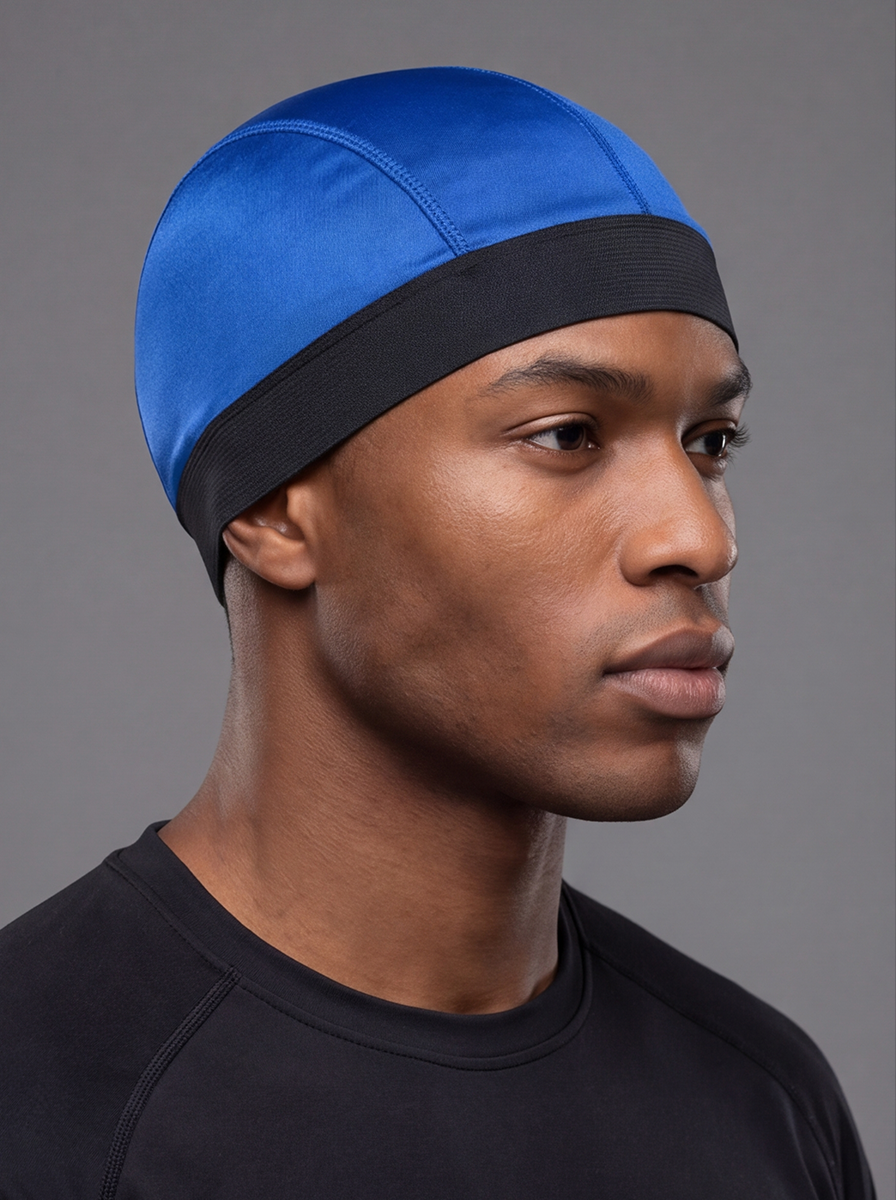 Blue Skull Cap