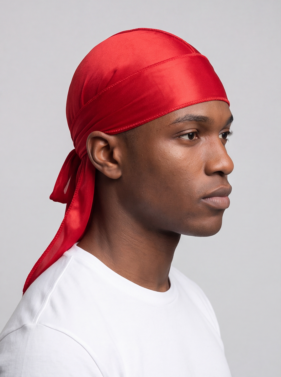Red Satin Durag