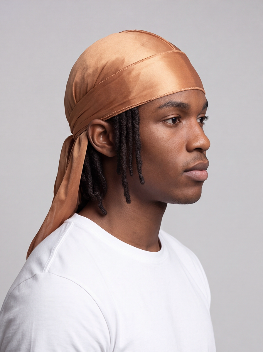 Brown Satin Durag