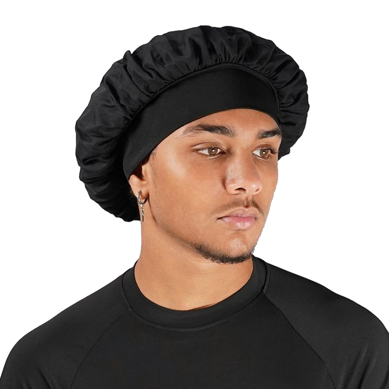 Black Silky Bonnet