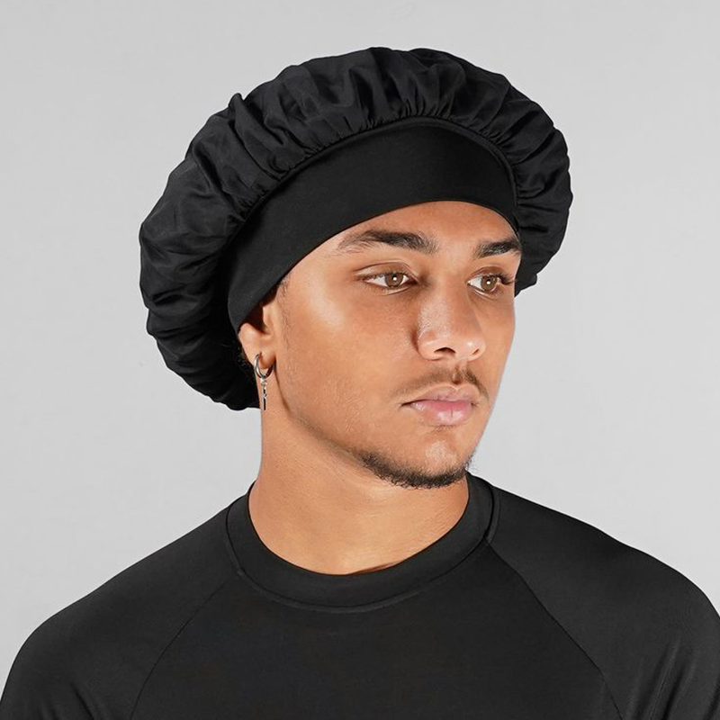 Black Silky Bonnet