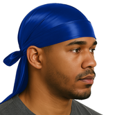 Blue Satin Durag