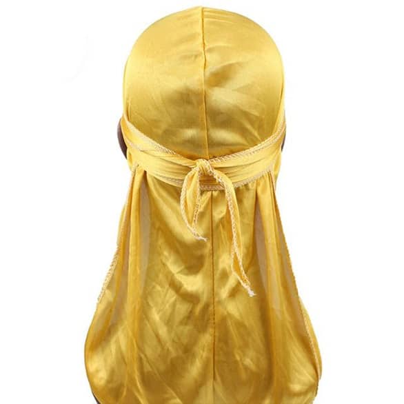 Yellow Satin Durag