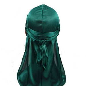 Green Satin Durag