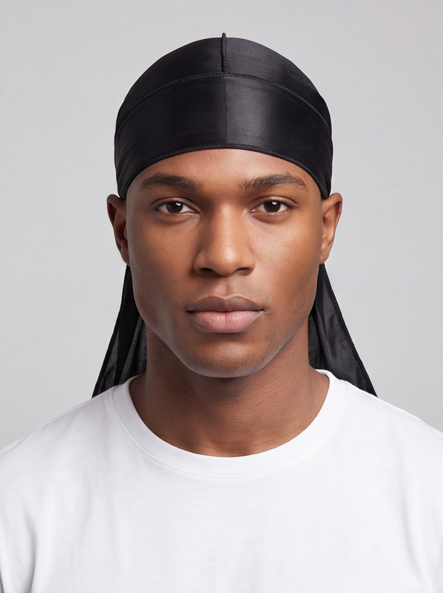 Black Satin Durag